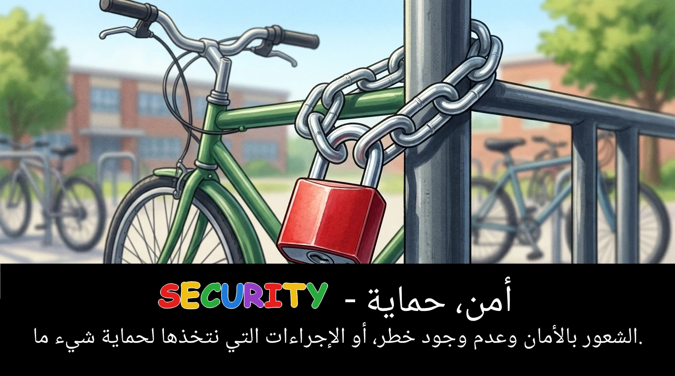 Arabic Illustration for security